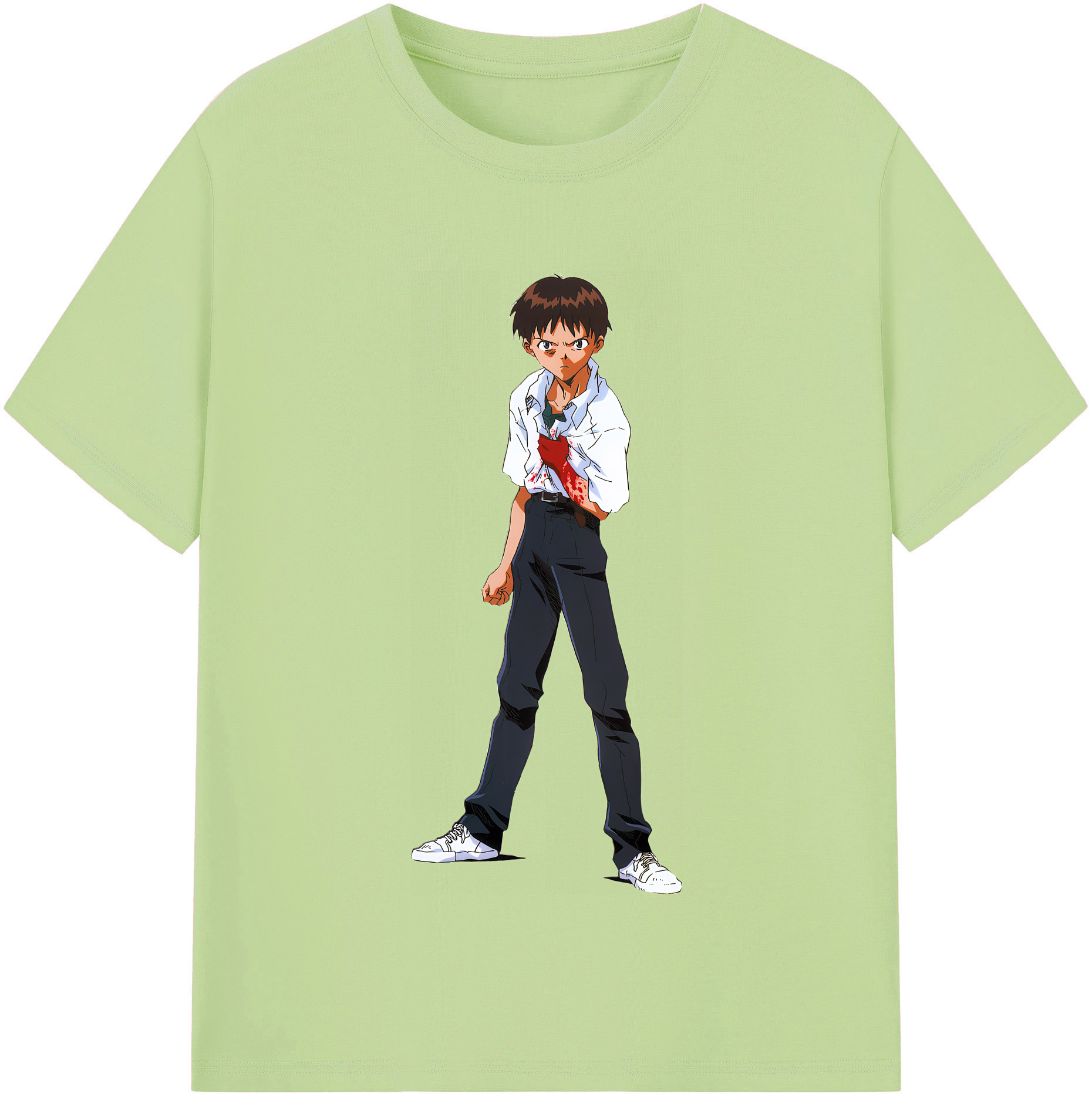 （画像用） EVA 新世紀エヴァンゲリオン 綿100％半袖Tシャツ（フロントプリント）